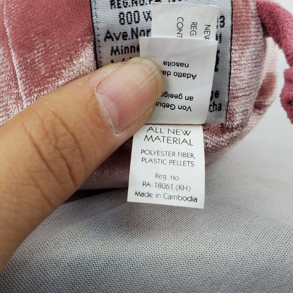 JellyCat 10 inch Piggy Might Fly Plush Crushed Velvet Pig Wings Stuffed Toy - Picture 8 of 10